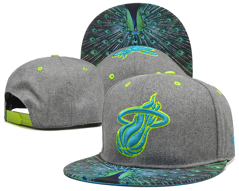 NBA Miami Heat NE Snapback Hat #272